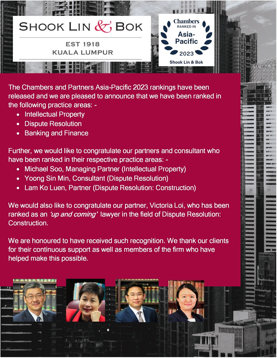 Chambers And Partners Asia Pacific 2023 Shook Lin Bok Chambers And Partners Asia Pacific 2023 Shook Lin Bok
